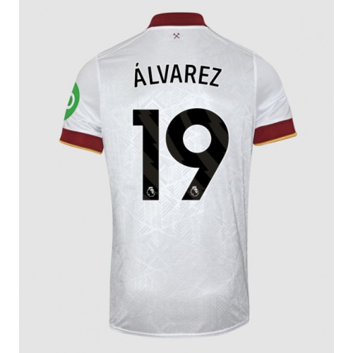 Fotbalové Dres West Ham United Edson Alvarez #19 Alternativní 2024-25 Krátký Rukáv